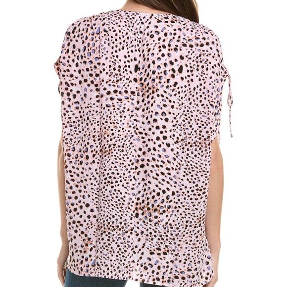 CAbi Seaside Top in Pink Panther Leopard Print Size XS - Picture 4 of 14